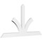 Ekena Millwork Richland Architectural Grade PVC Gable Bracket, 60"W x 32 1/2"H x 2"D x 4"F, 13/12 Pitch GBP060X33X0204RIC00 - alternate 1